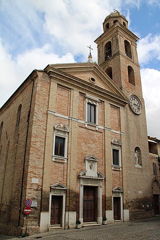 La Chiesa di San Marco a Osimo dove sono stati celebrati i funerali di Ilaria Maiorano
