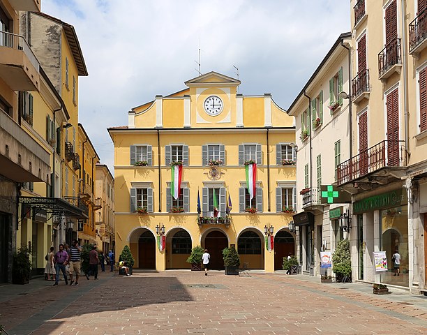 Uno scorcio di Salsomaggiore Terme in provincia di Parma