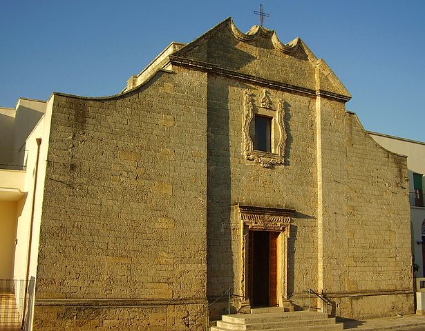 Uno scorcio della Chiesa della Madonna del pane a Novoli in provincia di Lecce