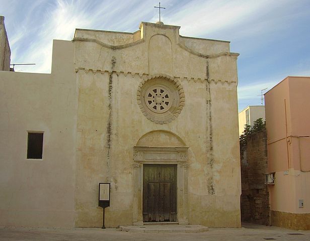 Foto della Chiesa di S.Maria delle Grazie di Secli (Lecce), a pochi passi da Piazza San Paolo dove il 26 settembre 2020 si sono svolti i funerali di Eleonora Manta