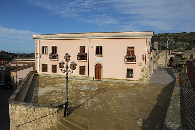 Uno scorcio del municipio di Collinas, paese d'origine di Simona Porceddu nella provincia del Sud Sardegna