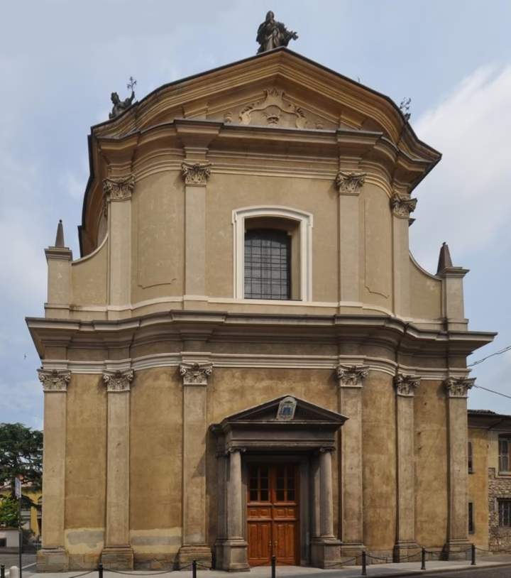 La Chiesa di Borgo Santa Caterina a Bergamo dove sono stati celebrati i funerali di Valentina Sarto