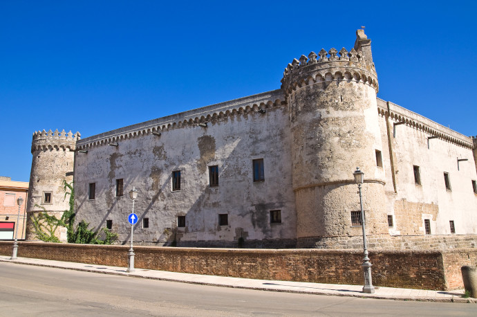 Uno scorcio sul Castello Ducale di Torremaggiore in provincia di Foggia