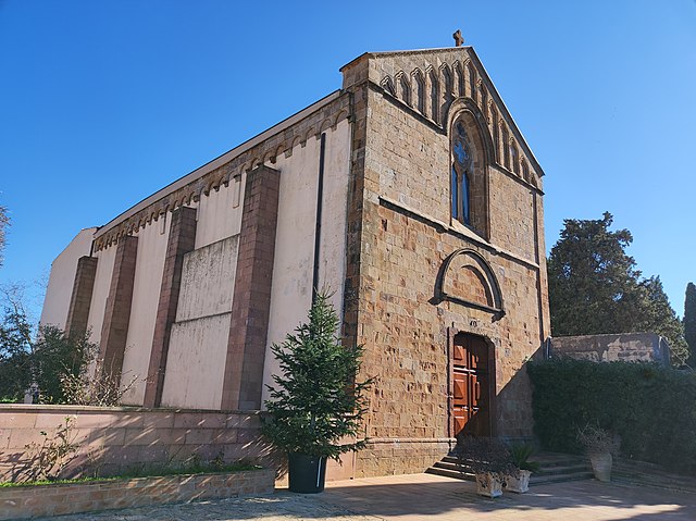 La Chiesa di Nostra Signora di Valverde a Iglesias dove sono stati celebrati i funerali di Federica Madau
