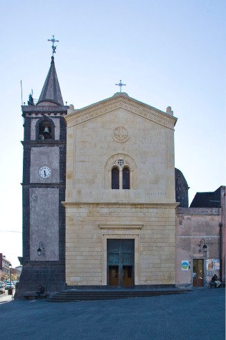 La Chiesa Madre dello Spirito Santo a Nicolosi in provincia di Catania dove sono stati celebrati i funerali di Giordana Di Stefano