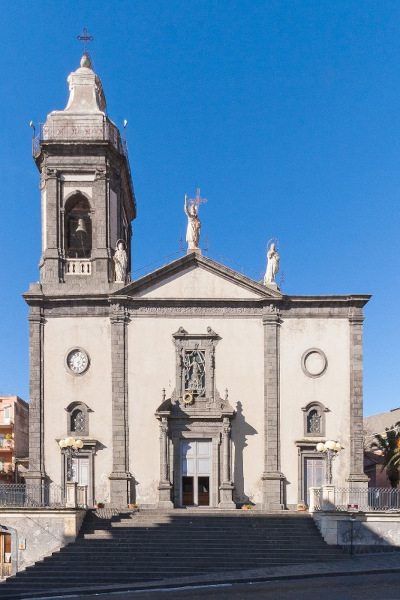 La Chiesa di Maria Santissima Immacolata a Belpasso in provincia di Catania dove sono stati celebrati i funerali di Veronica Valenti