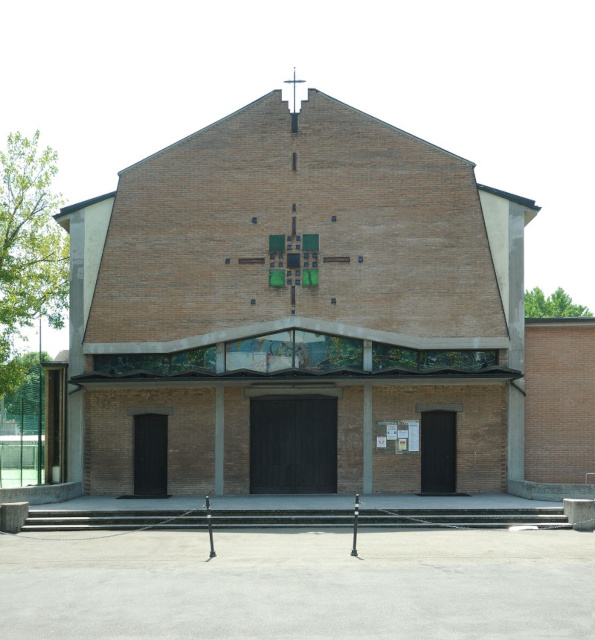 La Chiesa di San Lazzaro a Parma dove sono stati celebrati i funerali di Alessia Della Pia