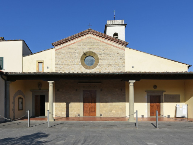 La Chiesa di San Pietro a Quaracchi di Firenze dove sono stati celebrati i funerali di Irene Focardi