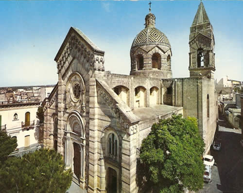 Uno scorcio della Chiesa Madre San Vincenzo De' Paoli a Villa Castelli, in provincia di Brindisi, dove sono stati celebrati i funerali di Giuseppina Fumarola