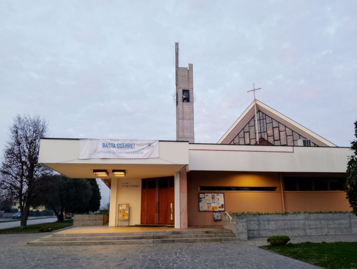 La Chiesa di Santa Maria Assunta a Rubano in provincia di Padova, dove sono stati celebrati i funerali di Dorjana Cerqueni