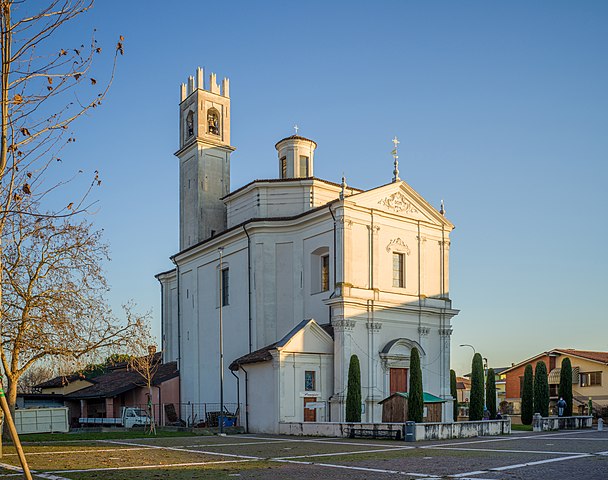 La Chiesa di San Silvestro nel quartiere di Folzano a Brescia, dove sono stati celebrati i funerali di Giada Zanola