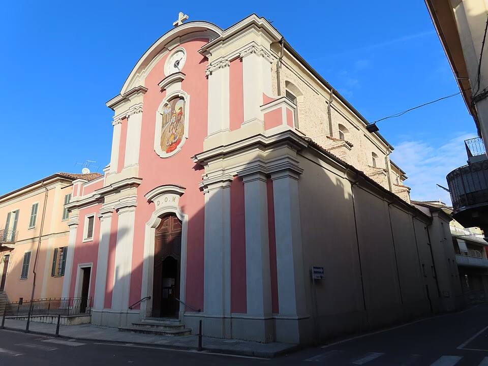 La Chiesa di Sant'Ippolito a Nizza Monferrato, dove sono stati celebrati i funerali di Zoe Trinchero