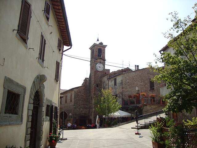 Uno scorcio di Citerna in provincia di Perugia