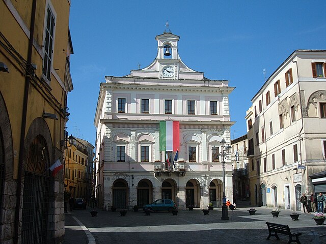 Uno scorcio del municipio di Civita Castellana in provincia di Viterbo