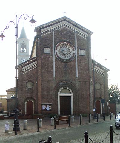 La Chiesa di San Maurizio, nella frazione omonima di Cologno Monzese, dove sono stati celebrati i funerali di Maria Begoña Gancedo Ron