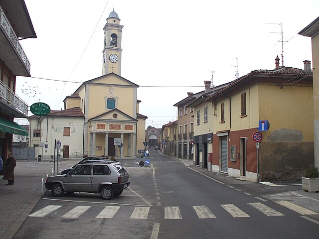 Uno scorcio di Miradolo Terme in provincia di Pavia