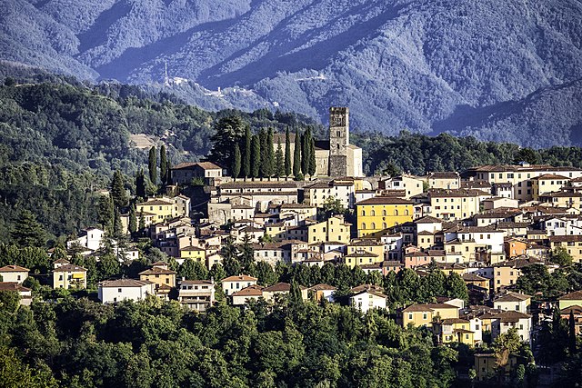 Uno scorcio panoramico di Barga in provincia di Lucca