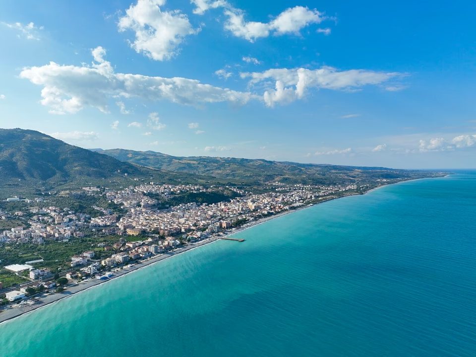 Uno scorcio panoramico di Trebisacce in provincia di Cosenza