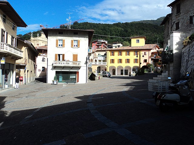 Uno scorcio di Pradalunga in provincia di Bergamo dove risiedeva Alessandra Mainolfi insieme alla famiglia