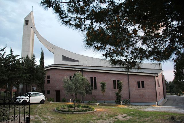 La nuova Parrocchia di Nostra Signora della Pazienza a Uri (Sassari) dove l'8 ottobre 2020 sono stati celebrati i funerali di Speranza Ponti