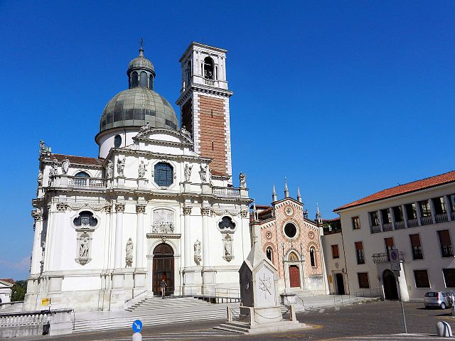 Uno scorcio del Santuario della Madonna di Monte Berico a Vicenza